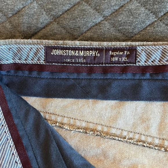 Men’s Brown (Sage) Straight leg Johnston Murphy Jeans Size 38/32 - Picture 2 of 2